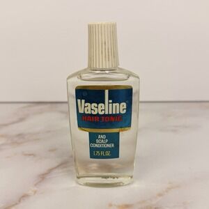 Vintage Vaseline Hair Tonic by Suave 1.75 oz Glass  Bottle Made In USA